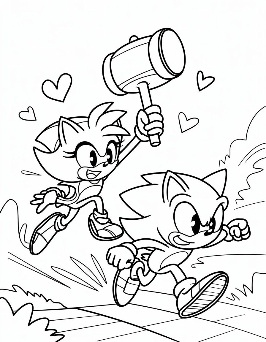 Sonic and Amy
